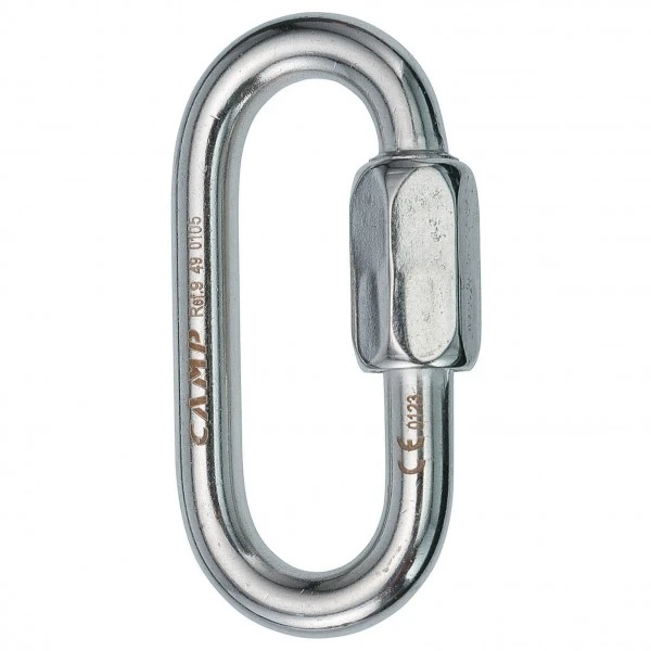 Oval Quick Link - Screw Gate (inox) 3 Oval Quick Link - Screw Gate (inox)