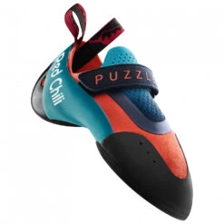 Red Chili Kid's Puzzle - Climbing Shoes -Edelrid Sales 2025 red chili kids puzzle climbing shoes detail 3